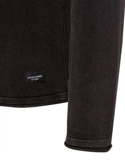 Jack & Jones Herren Strickpullover - JJEleo in anthrazit