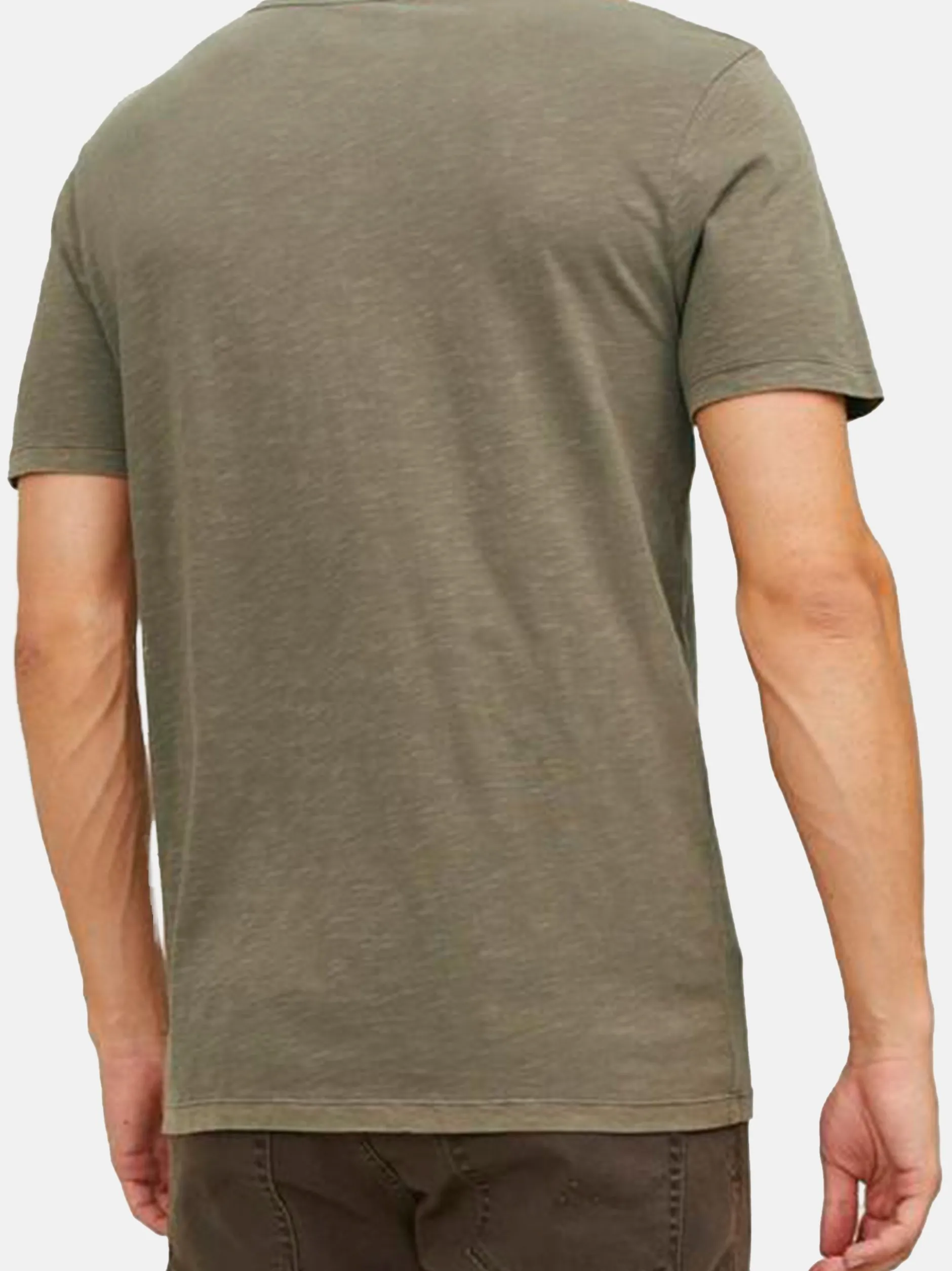 Jack & Jones Herren T-Shirt - 3er Pack Split in grün
