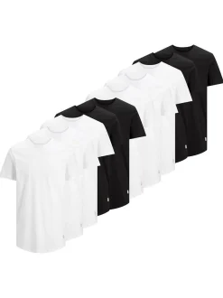 Jack & Jones Herren T-Shirt 10er Pack in medium stone