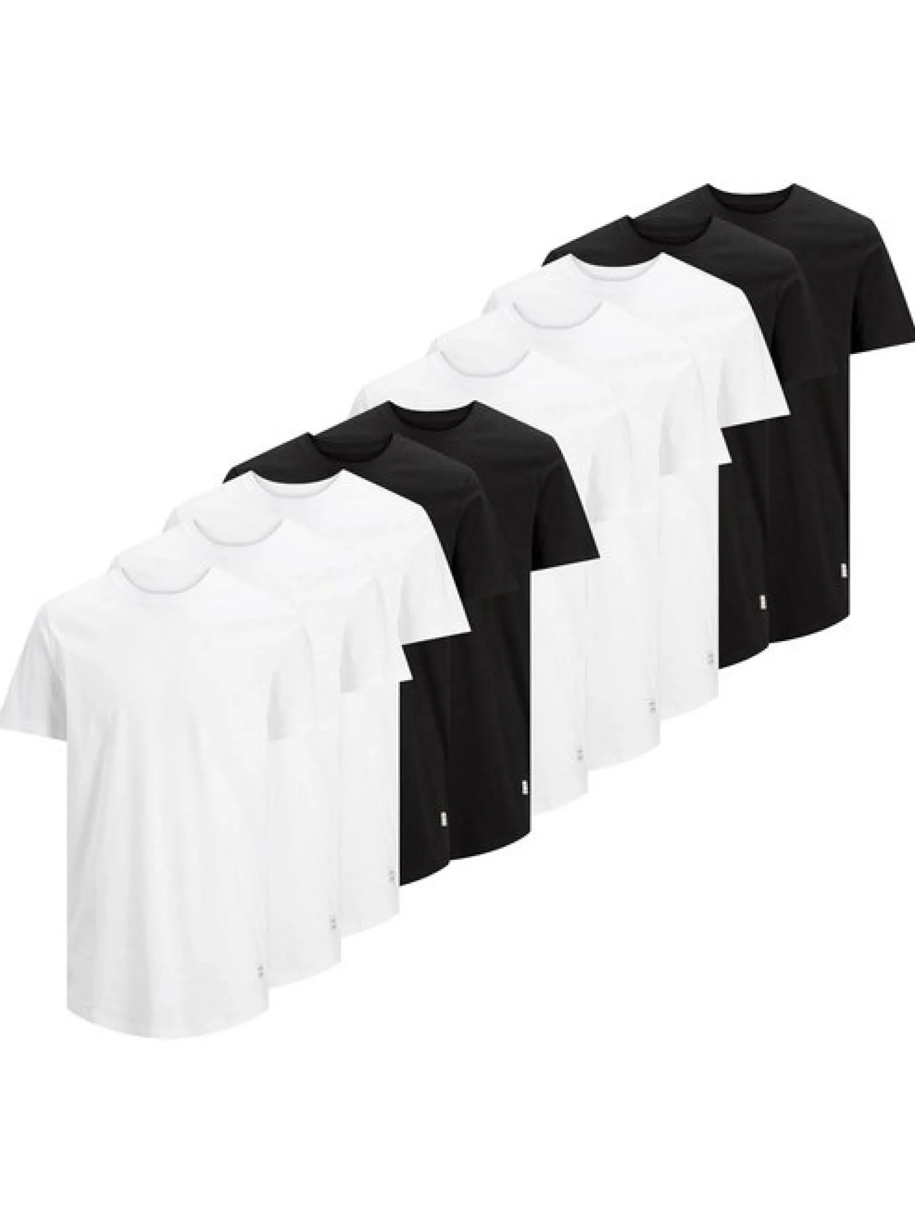 Jack & Jones Herren T-Shirt 10er Pack in medium stone