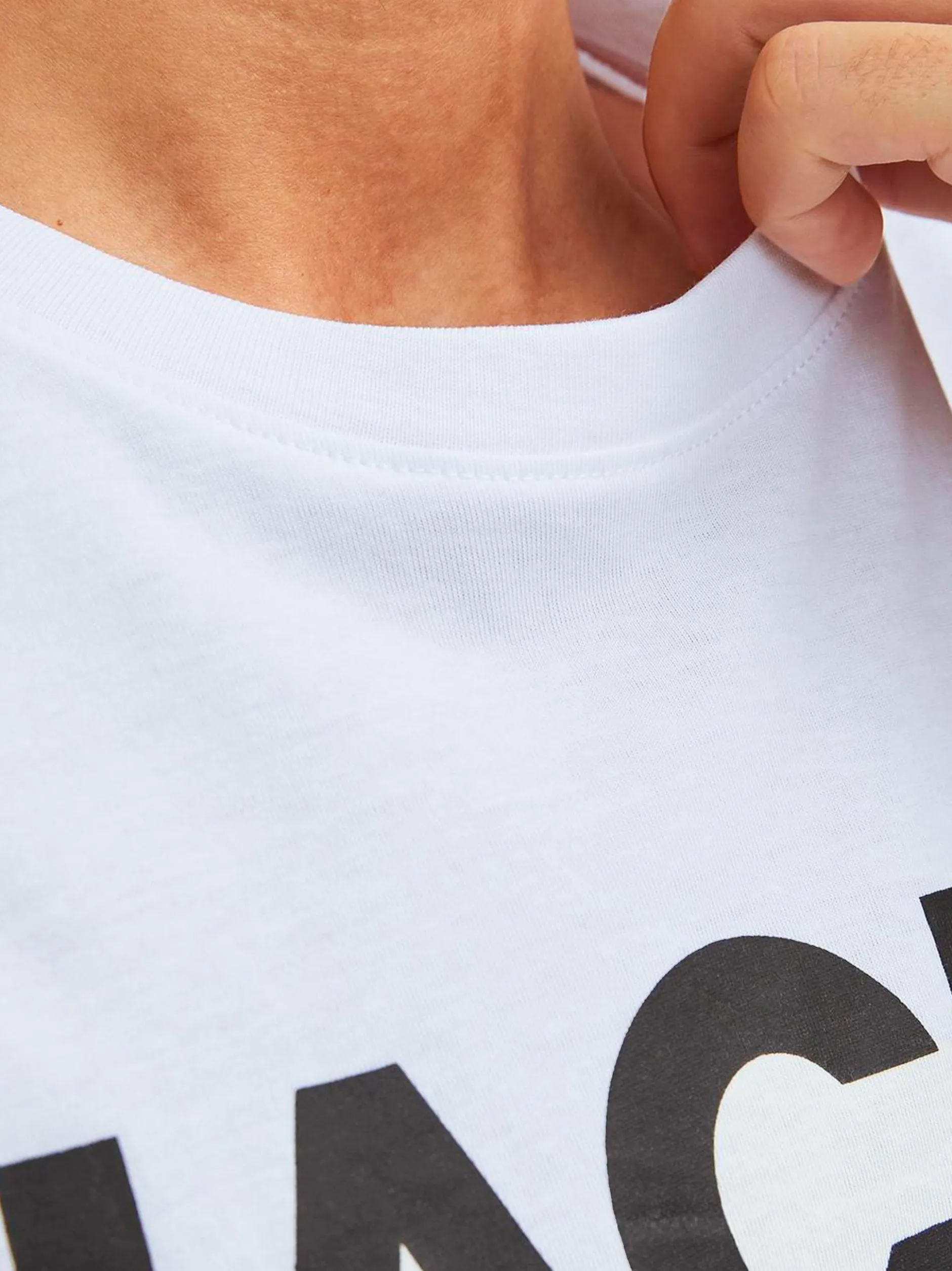 Jack & Jones Herren T-Shirt - 3er Pack Corp in weiß