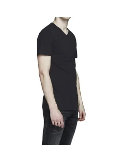 Jack & Jones Herren T-Shirt 4er Pack in schwarz