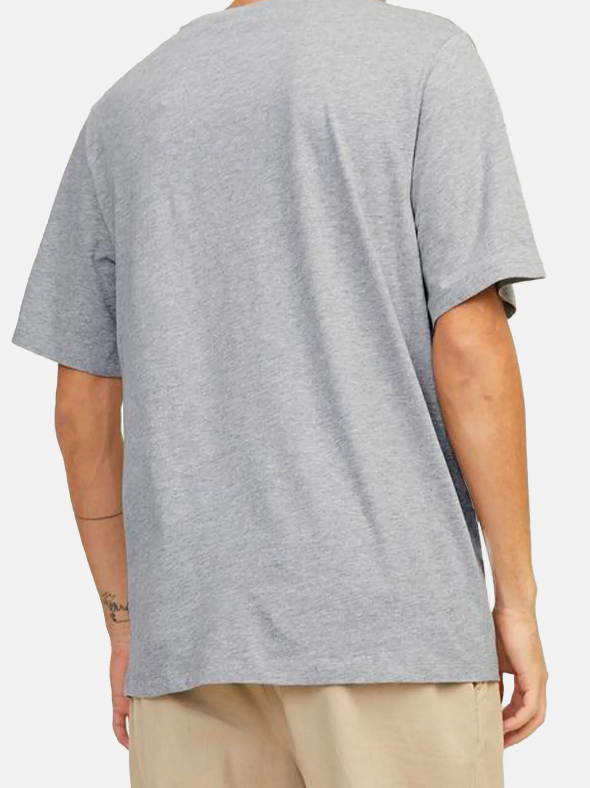 Jack & Jones Herren T-Shirt - 3er Pack Basic in schwarz