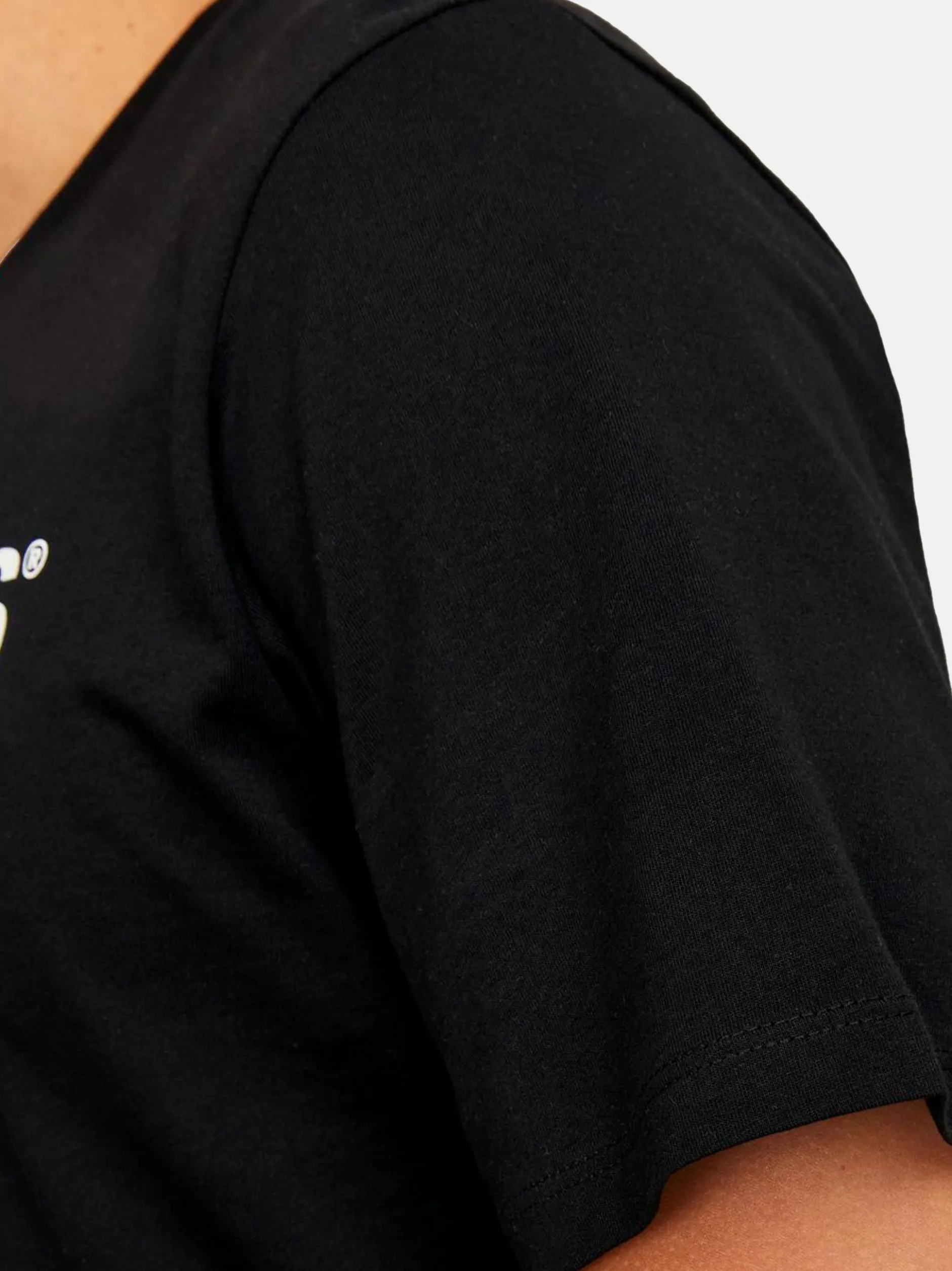 Jack & Jones Herren T-Shirt - 3er Pack Basic in schwarz