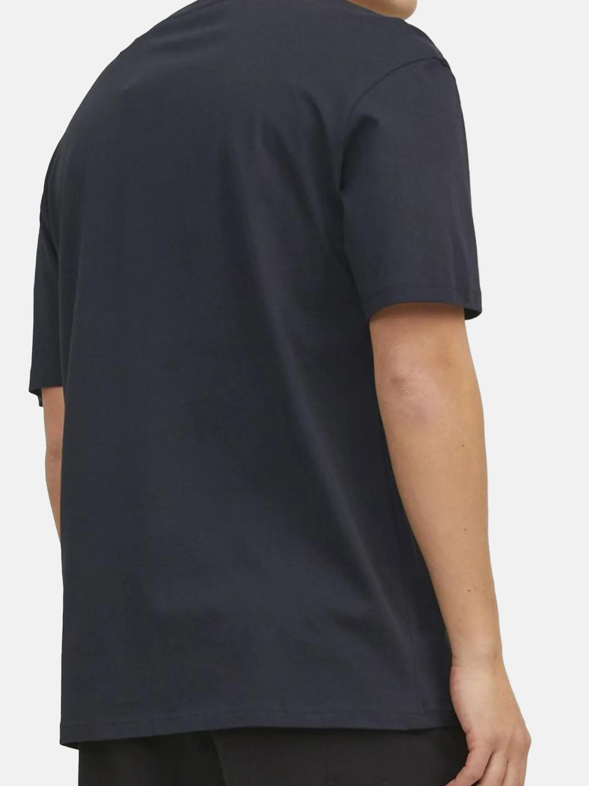 Jack & Jones Herren T-Shirt - 3er Pack Star JJ in blau