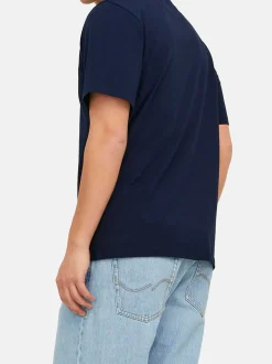 Jack & Jones Herren T-Shirt - 3er Pack Corp in denim