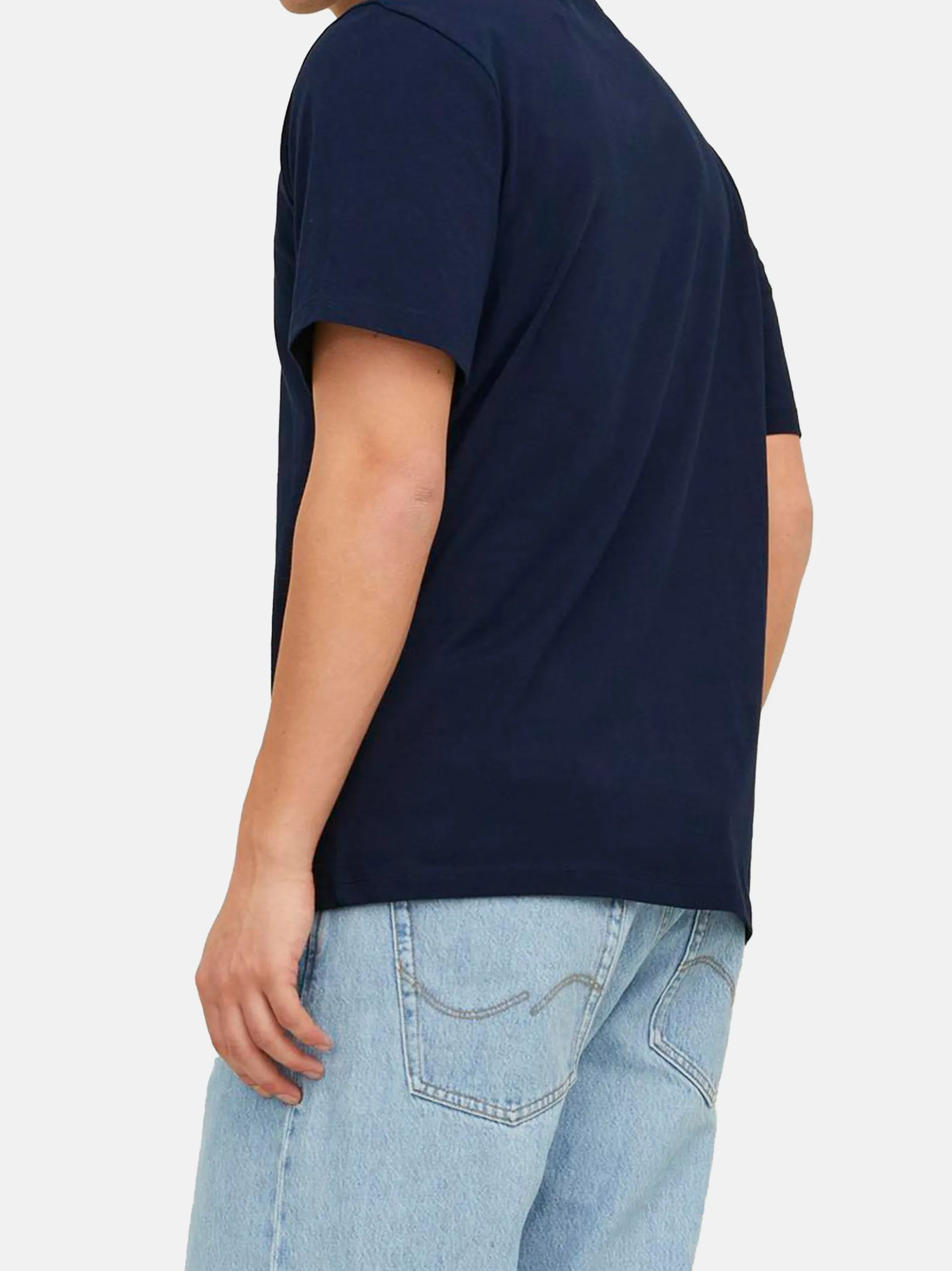 Jack & Jones Herren T-Shirt - 3er Pack Corp in denim