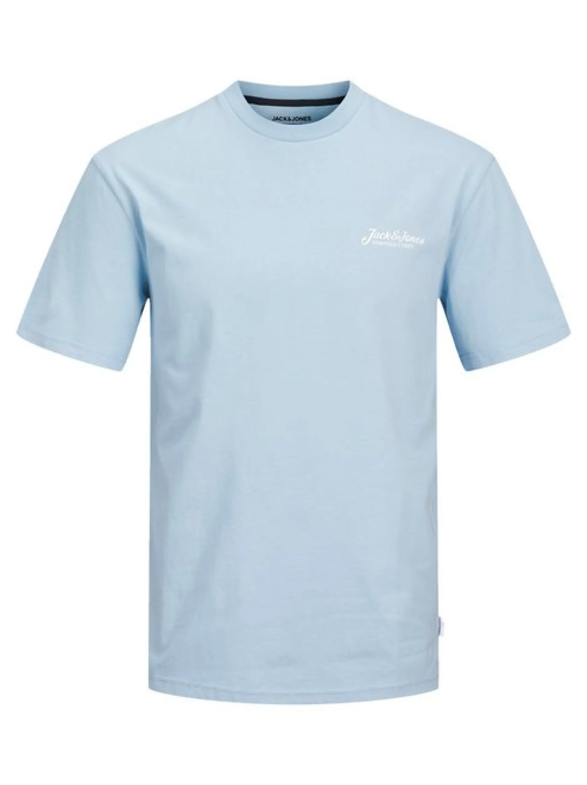 Jack & Jones Herren T-Shirt in hellblau - Ärmel: kurzarm