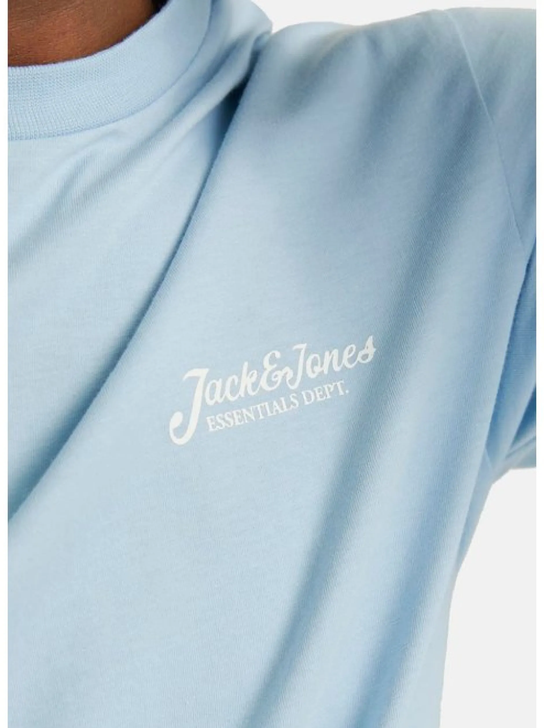 Jack & Jones Herren T-Shirt in hellblau - Ärmel: kurzarm