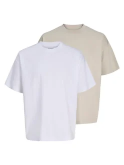 Jack & Jones Herren T-Shirts - Barron Tee im 2er-Pack in mehrfarbig