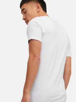 Jack & Jones Herren T-Shirts im 5er-Pack in weiß