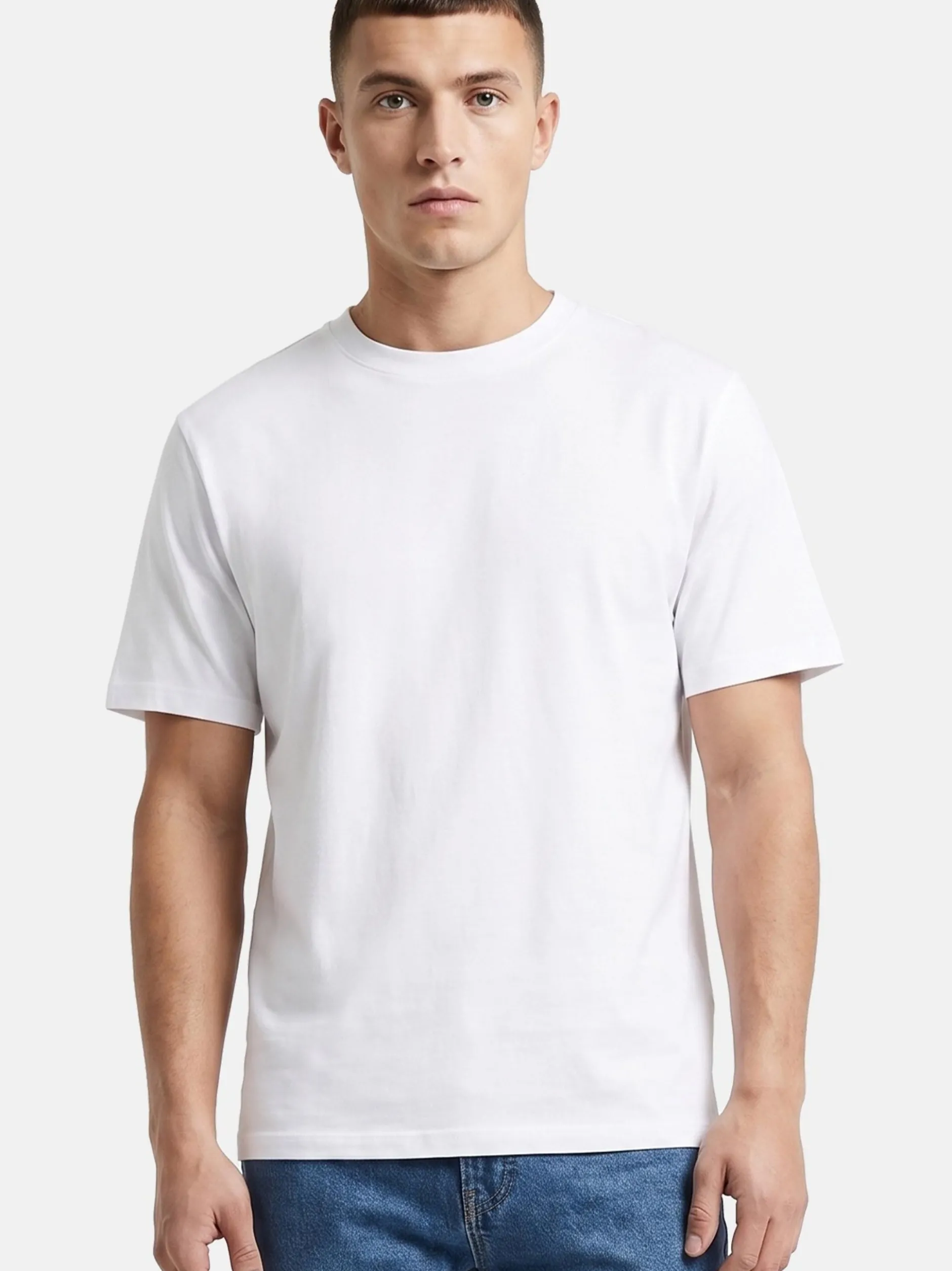 Jack & Jones Herren T-Shirts im 3er-Pack in mehrfarbig