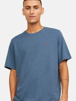 Jack & Jones Herren T-Shirts im 3er-Pack in hellblau