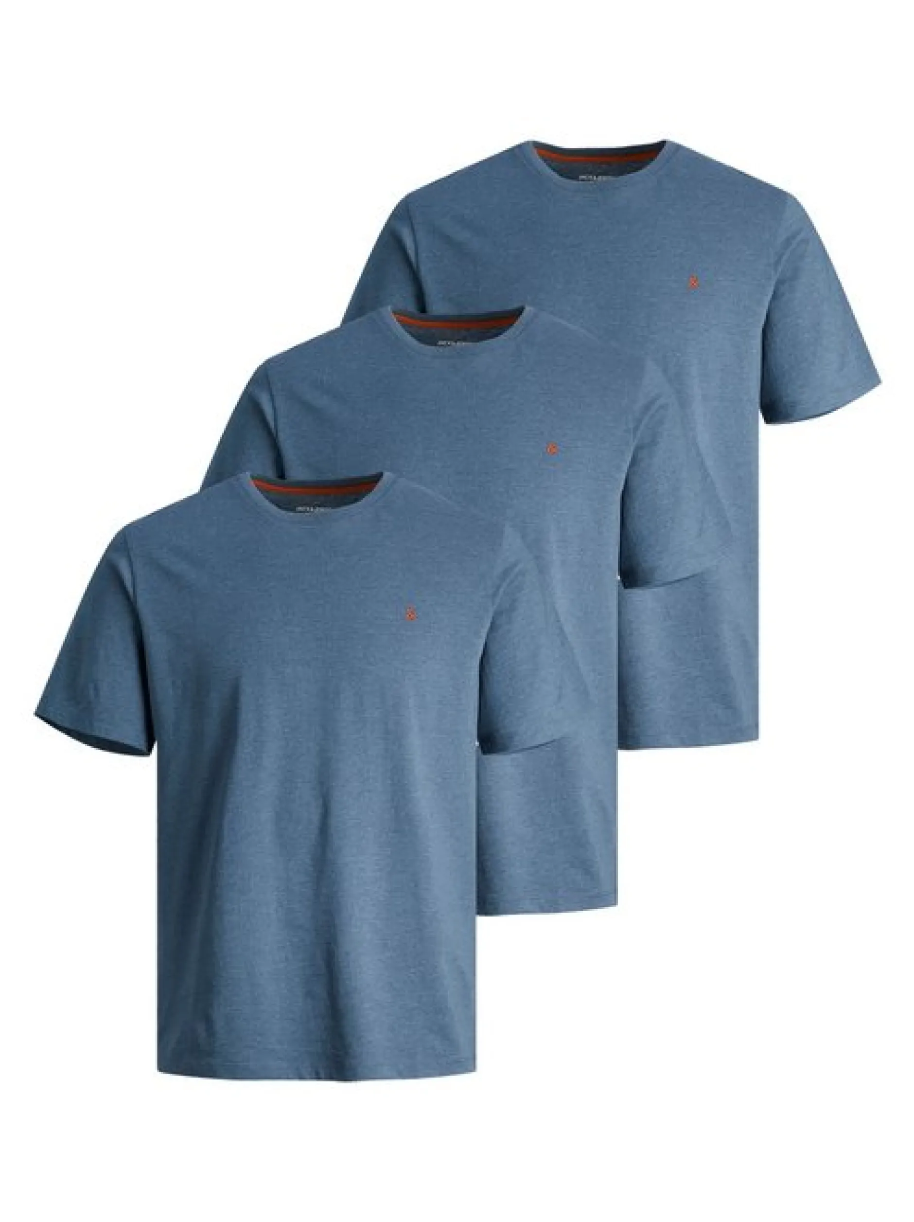 Jack & Jones Herren T-Shirts im 3er-Pack in hellblau