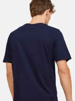 Jack & Jones Herren T-Shirts im 5er-Pack in mehrfarbig