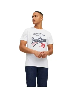 Jack & Jones Herren T-Shirts im 6er-Pack in mehrfarbig
