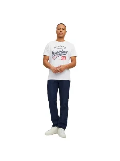 Jack & Jones Herren T-Shirts im 6er-Pack in mehrfarbig