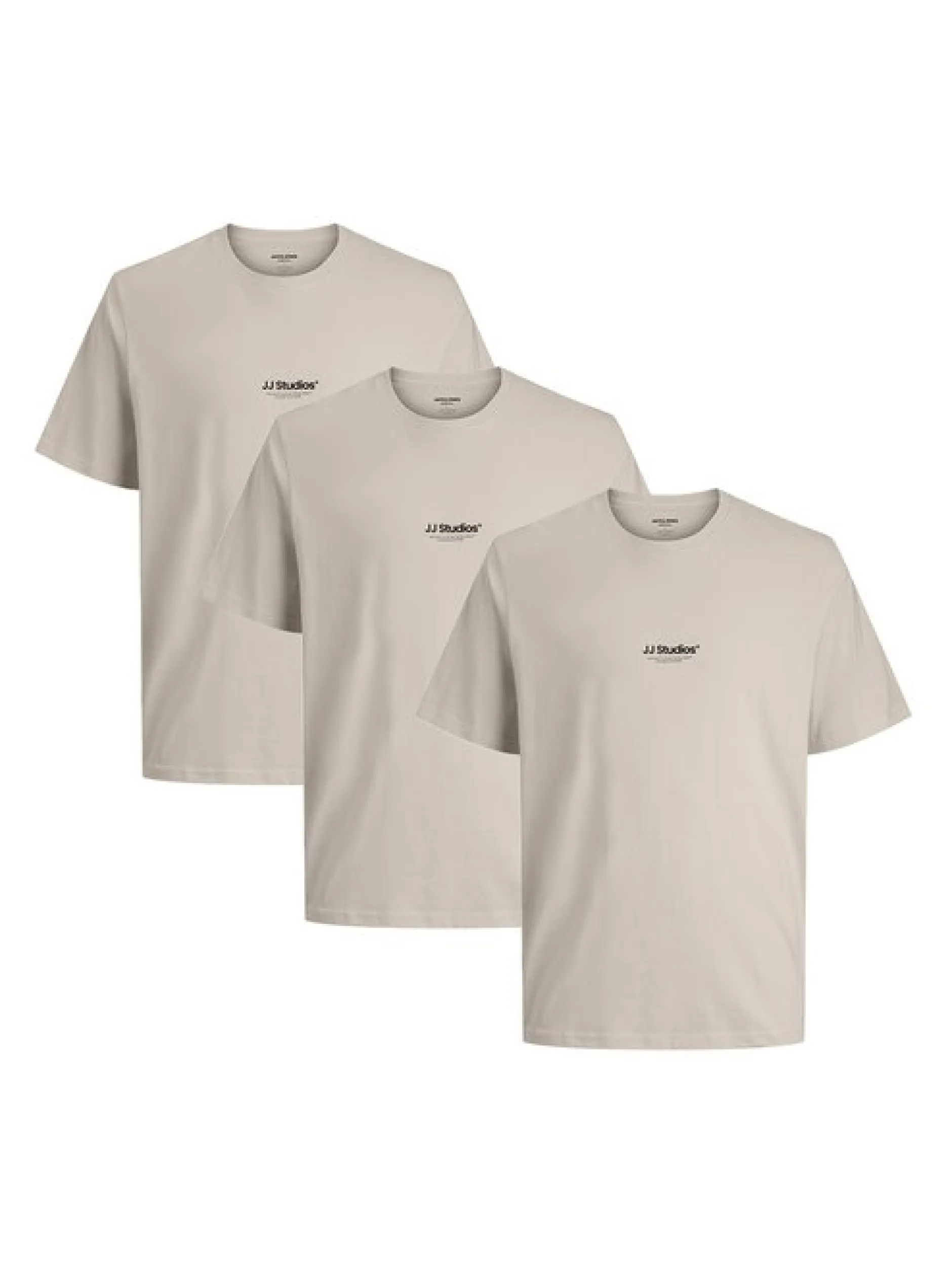 Jack & Jones Herren T-Shirts - Soho im 3er-Pack in beige