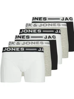 Jack & Jones Jungen Boxershorts im 6er-Pack in mehrfarbig