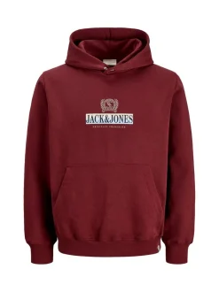 Jack & Jones Junior Jungen Kapuzenpullover in braun