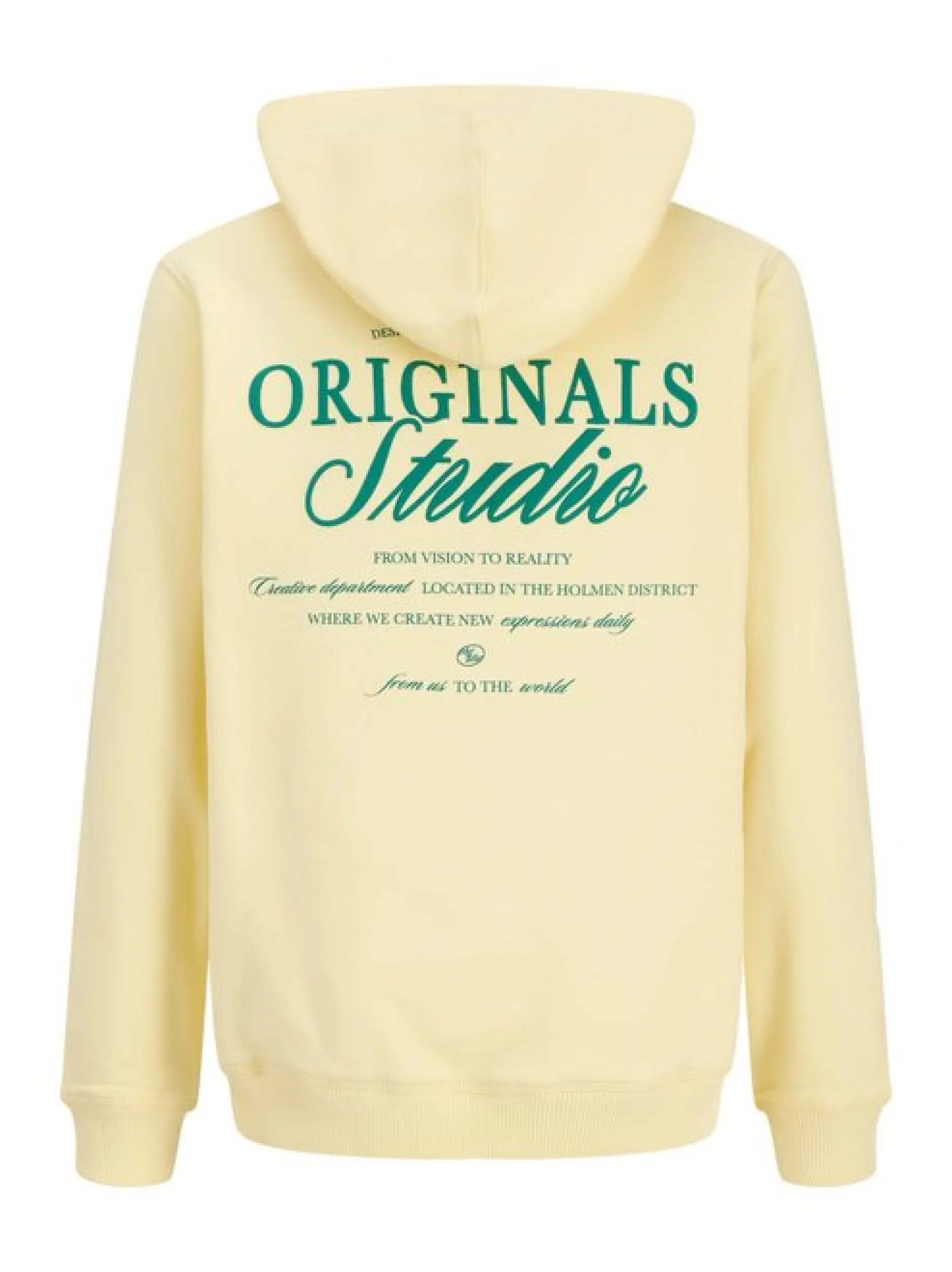 Jack & Jones Junior Jungen Kapuzenpullover in gelb