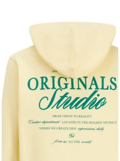 Jack & Jones Junior Jungen Kapuzenpullover in gelb