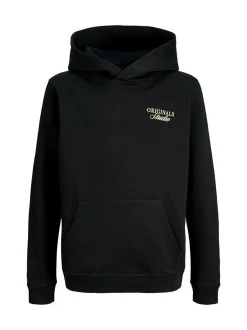 Jack & Jones Junior Jungen Kapuzenpullover in schwarz