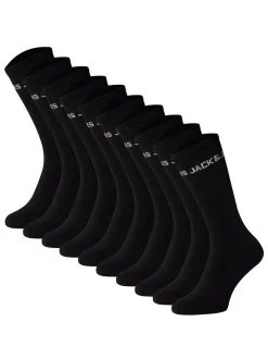Jack & Jones Unisex Socken im 20er-Pack in schwarz