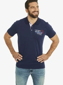 Jan Vanderstorm Herren Doppelpack Poloshirt - DAGFINN in rot blau