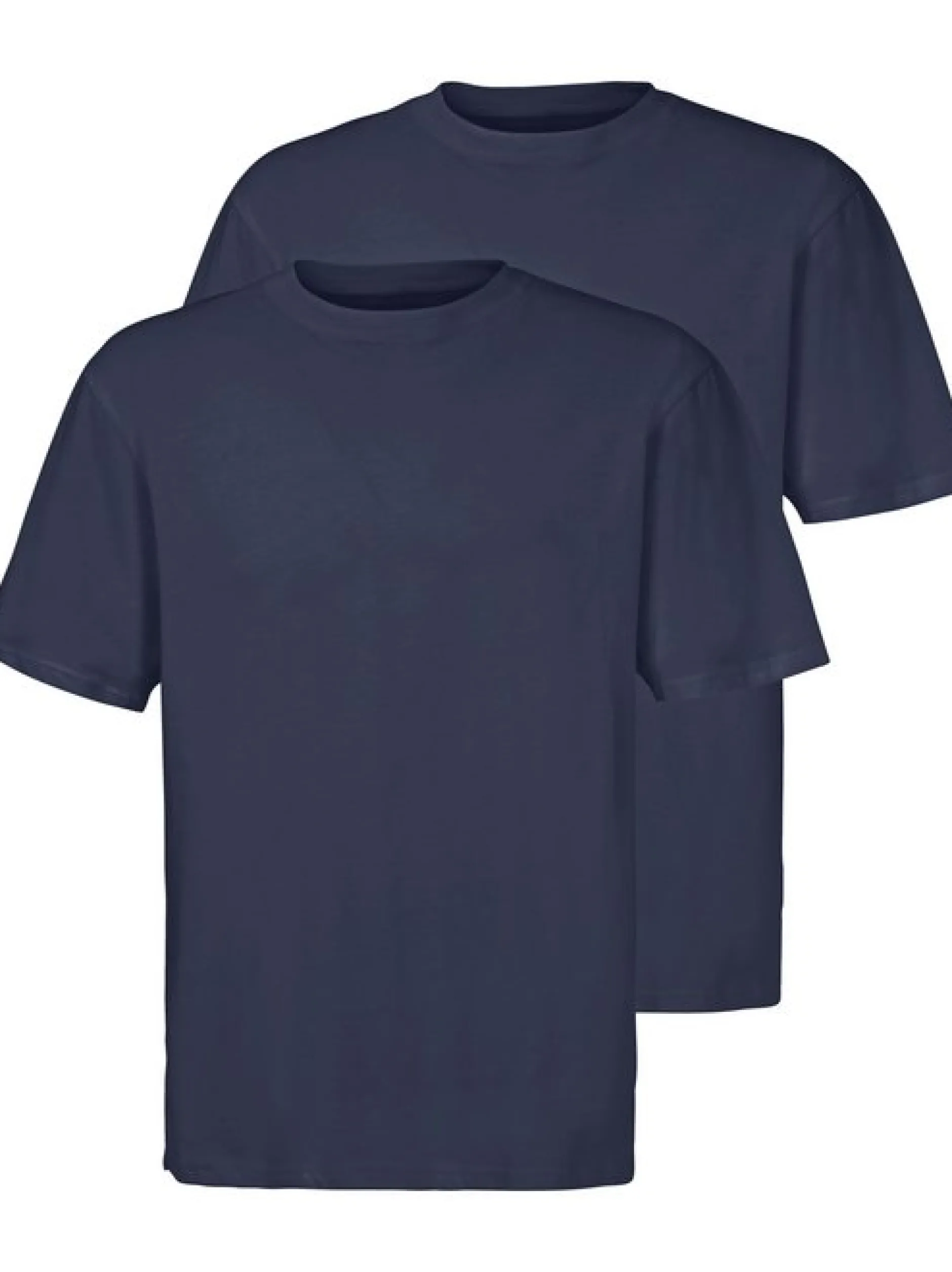 Jan Vanderstorm Herren Doppelpack T-Shirt - ERKE in blau