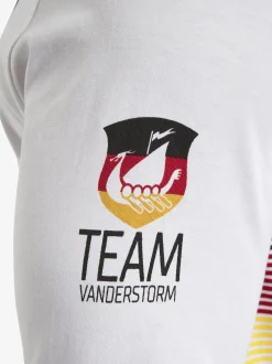Jan Vanderstorm Herren Fan-Polo - GARRI in weiß