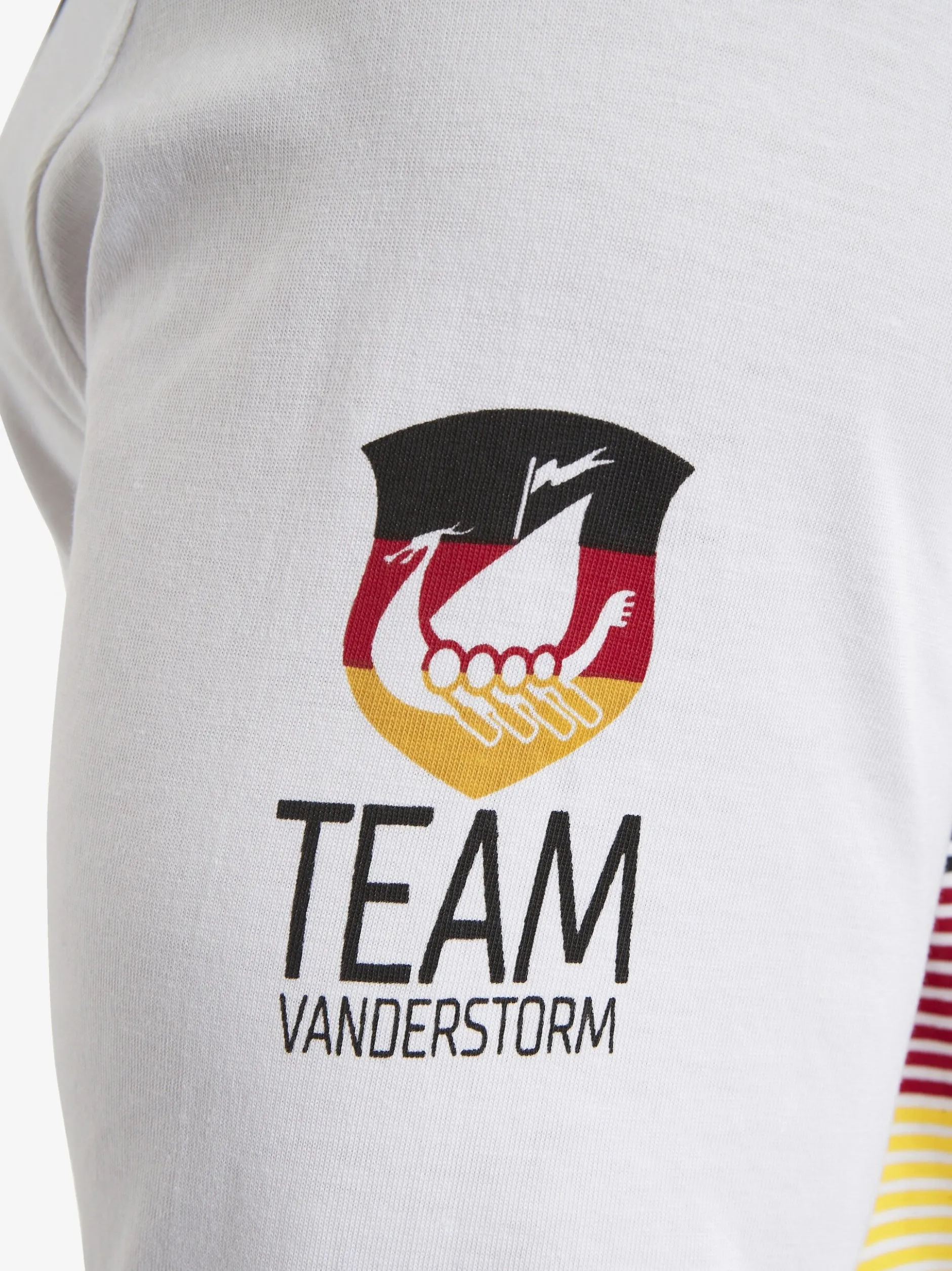 Jan Vanderstorm Herren Fan-Polo - GARRI in weiß