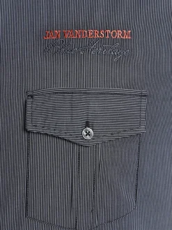 Jan Vanderstorm Herren Hemd - AABEL in schwarz