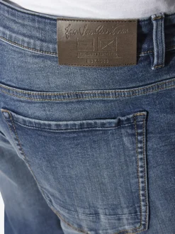 Jan Vanderstorm Herren Jeansbermuda - HARLORF in blau