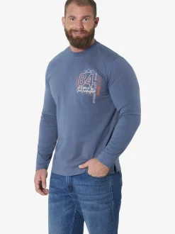Jan Vanderstorm Herren Langarmshirts - NORGARD im 3er-Pack in oliv