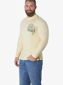 Jan Vanderstorm Herren Langarmshirts - NORGARD im 3er-Pack in oliv