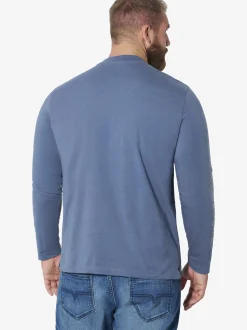 Jan Vanderstorm Herren Langarmshirts - NORGARD im 3er-Pack in oliv