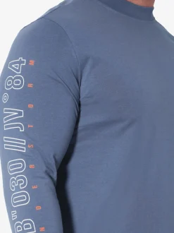 Jan Vanderstorm Herren Langarmshirts - NORGARD im 3er-Pack in oliv