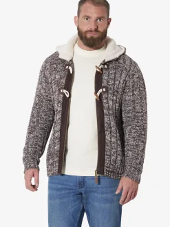 Jan Vanderstorm Herren Outdoor Strickjacke - EIRBORG in braun