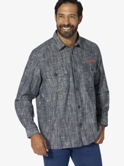 Jan Vanderstorm Herren Outdoorhemd - KERLIN in blau