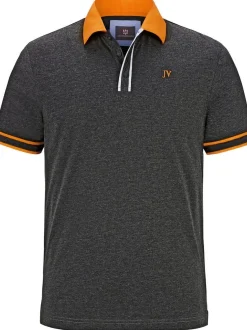 Jan Vanderstorm Herren Poloshirt - ISFRIED in grau