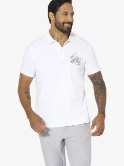 Jan Vanderstorm Herren Poloshirt - MAUNOR in weiß