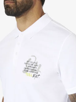 Jan Vanderstorm Herren Poloshirt - MAUNOR in weiß