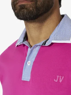 Jan Vanderstorm Herren Poloshirt - DANHY in pink