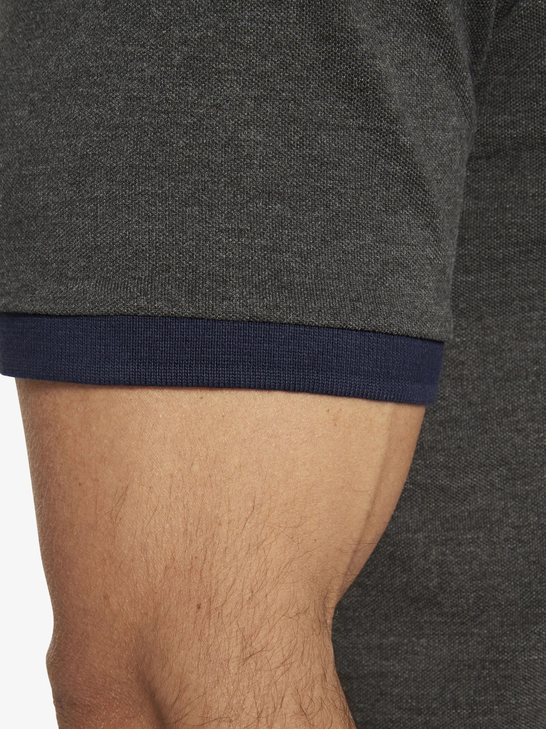 Jan Vanderstorm Herren Poloshirt - ERLING in anthrazit