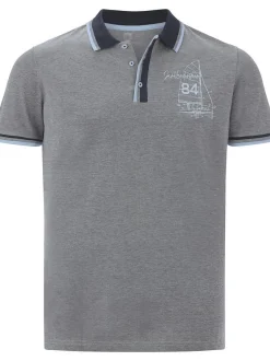Jan Vanderstorm Herren Poloshirt - HERFINN in blau