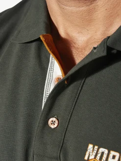 Jan Vanderstorm Herren Poloshirt - JAKOV in oliv