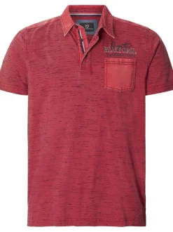 Jan Vanderstorm Herren Poloshirt - HEMPA in rot