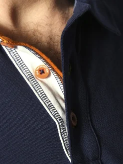 Jan Vanderstorm Herren Poloshirt - JAKOV in blau