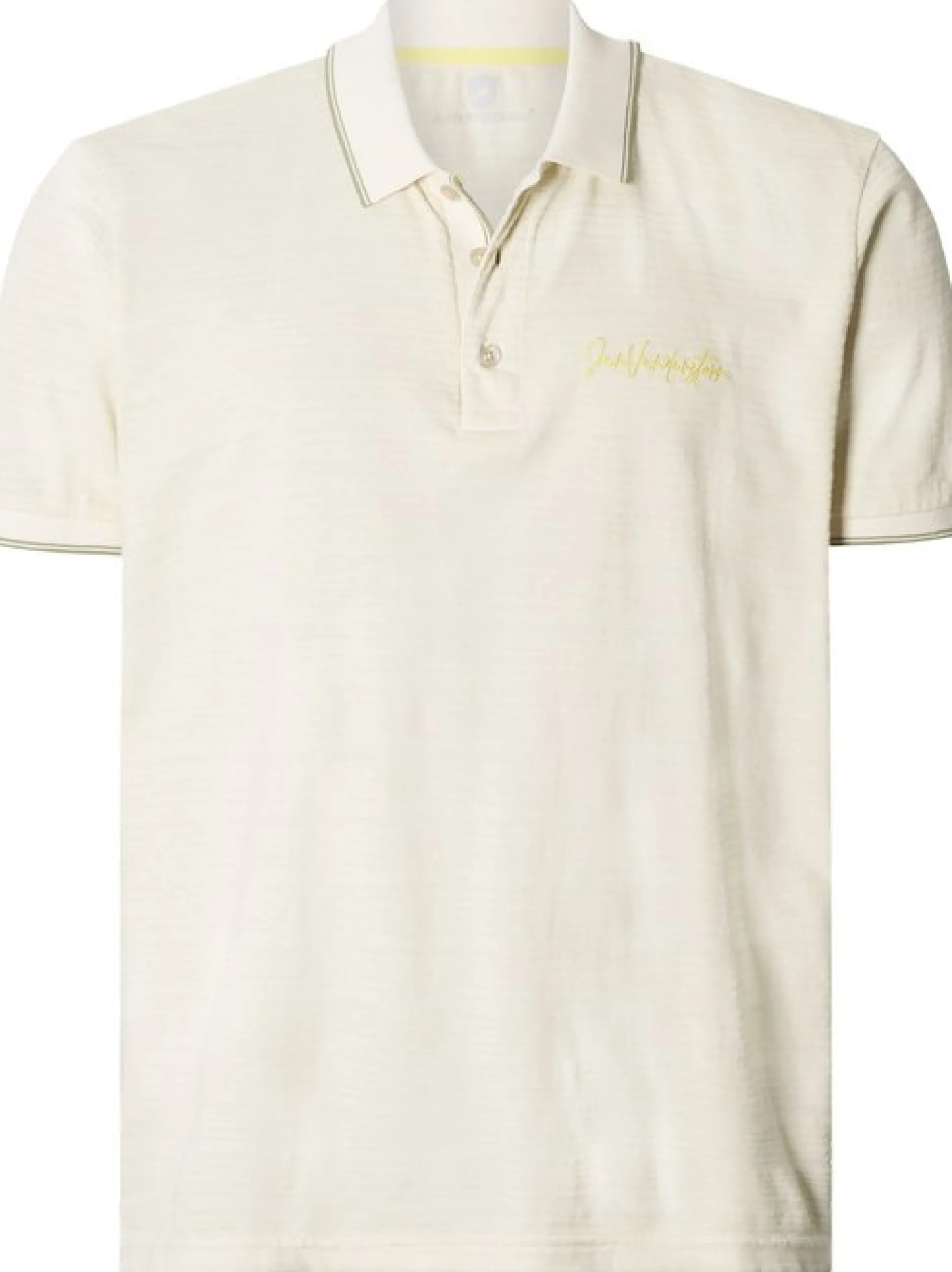 Jan Vanderstorm Herren Poloshirt - WERNHARD in vanille